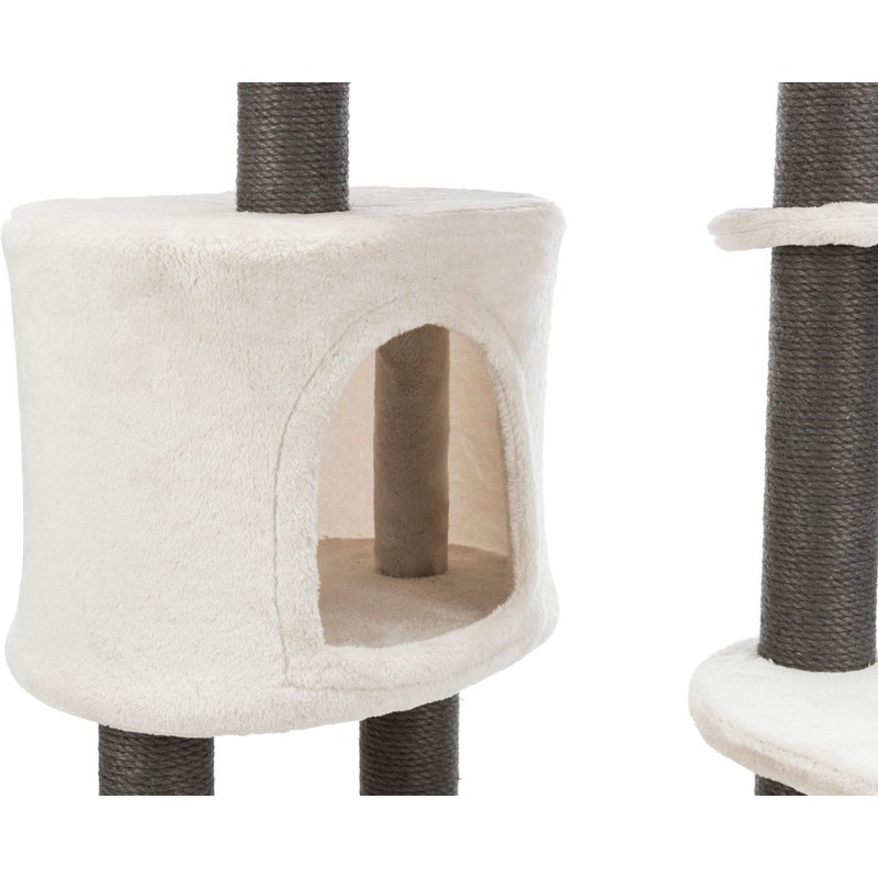 TRIXIE Moriles Cat Tower with Scratching Posts, Condo, Hammock, Padded