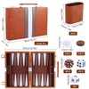 RERIVER Backgammon Set 2 Players Classic Backgammon Sets for Adults