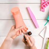 WOONEKY Professional Manicure Training Aid Nail Art Foot Model Elasticity