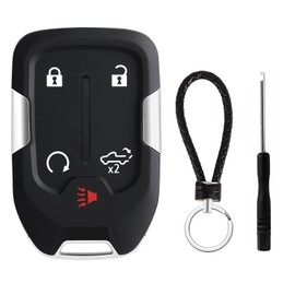 5 Button Replacement Key Fob Shell Case for Chevy Silverado and GMC Sierra 1500 2500HD 3500HD 2019 2020 2021 2022