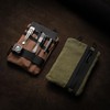 VIPERADE VE1-OW Small EDC Pocket Pouch, Waxed Canvas EDC Organiser