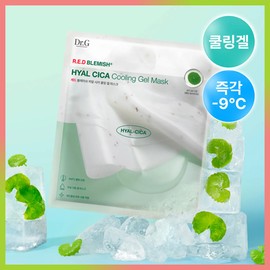 Dr.G Red Blemish Hyal Cica Cooling Gel Mask Sheet 1ea - Dr.G Red Blemish Hyal Cica Cooling Gel Mask Sheet 1ea