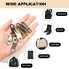 MILAKE 10 Pcs Premium Anti-Theft Zipper Lock, Small Clips for