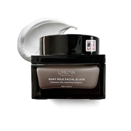 LMoon Crema facial elixir de leche de cabra orgánica crema facial rejuvenecedora, crema facial hidratante antienvejecimiento, crema facial hidratante 