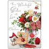 Jonny Javelin Wonderful Sister Love At Christmas Time Card Robin