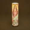 THE SAINTS COLLECTION St Philomena, LED Flameless Devotional Prayer Candle
