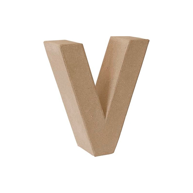 Cardboard Letter, 17.5 x 5.5 cm, Paper Part, Painting, Crafts,