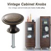 TsunNee 12PCS Vintage Cabinet Knobs Bronze Drawer Knobs, Antique Style