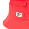 ROKA London Bedford Recycled Nylon Hat with Chin Cord, Poppy