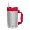 Mugs N Coffee 2-Pack 32 oz Travel Mugs – Red
