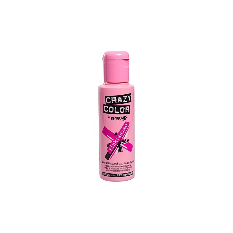2 x Crazy Colour Semi Permanent Hair Colour 100ml, ,
