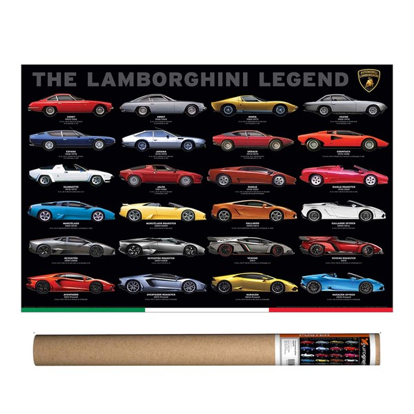 Lamborghini Legend, Poster 24 x 36 inch by Eurographics