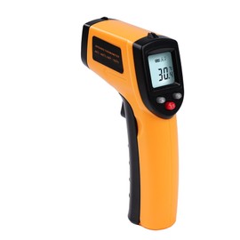DewinLVD Infrarot Thermometer, Temperaturmessgerät Laser Digitales für Kochen Grillen Berührungslos Thermometer -50°C～400°C für Gefrierschränke Heizungsanlage nicht für Menschen