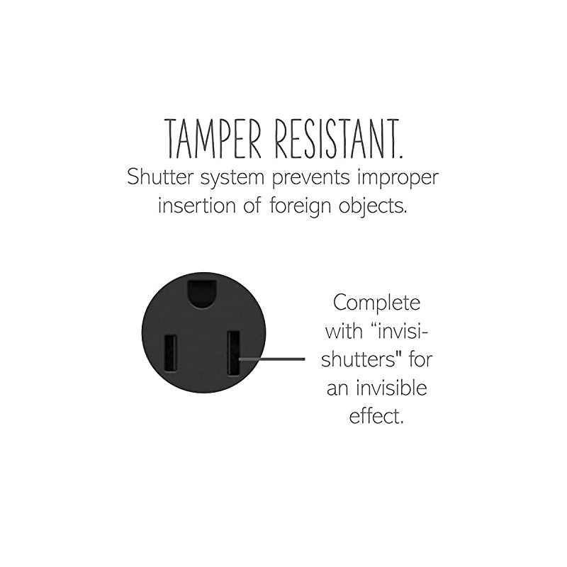 Legrand Adorne 20A Tamper-Resistant Outlet in Graphite Finish, 4-Pack, ARTR202G4