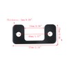 Mewutal 2pcs Adjustable Strike Plate for Exterior Doors 1" x