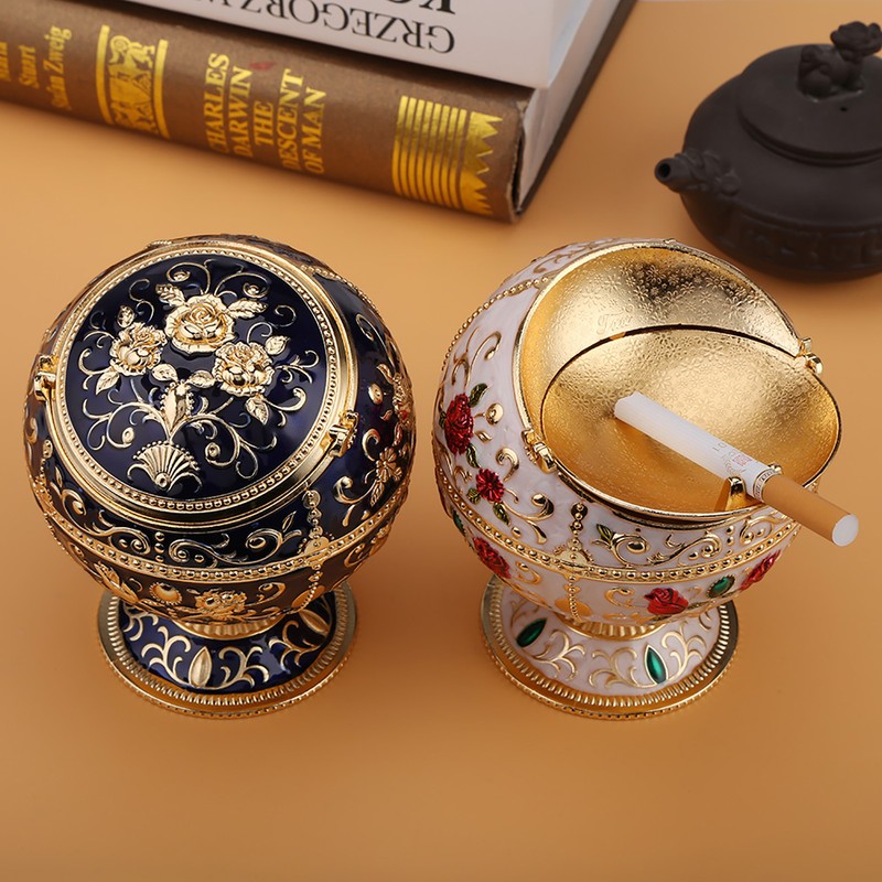 1pc Portable Ashtray Round Ball Home Hotel Wedding Gift Collectibles