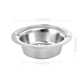 YOFASEN Kitchen Sink Strainer - Stainless-Steel Filter Hand-held Drain Protectors Food Particles Catcher Bath Sewer Hair Catcher Kitchen Drain Filter, 11 * 2.8 * 7.8cm - 3 Pack