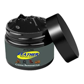 Balsamo Crema Pintura Restauradora De Piel Cuero Vinil Negro