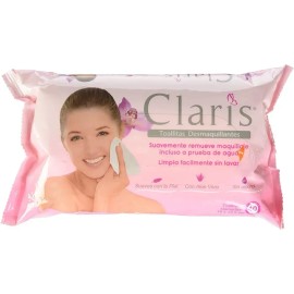 Toallitas Desmaquillantes Claris Con Aloe Vera 40´s E-full