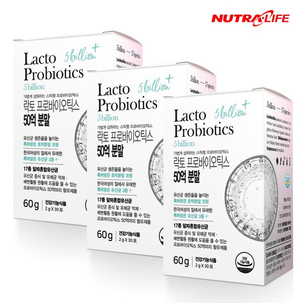 Nutra Life [On Sale] 5 billion women’s vaginal lactic acid bacteria lactoprobiotics 3 boxes (3 months supply) / 뉴트라라이프 [온세일]50억 여성 질유래 유산균 락토 프로바이오틱스3박스 (3개월분)