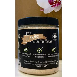 Vogue Cuisine Mushroom Soup & Seasoning Base - Low Sodium & Gluten Free (12 oz)