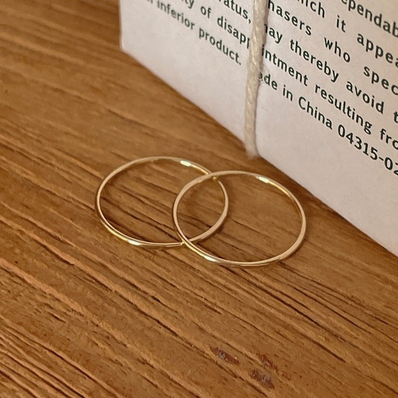 14k basic private ring gift package / 14k 베이직 민자