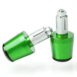 7/8 Inch 22 mm Motorcycle Handlebar Grips End Caps Aluminium for Z250 Z300 Z400 Z650 Z750 Z800 Z900 Z900RS Z1000 Green
