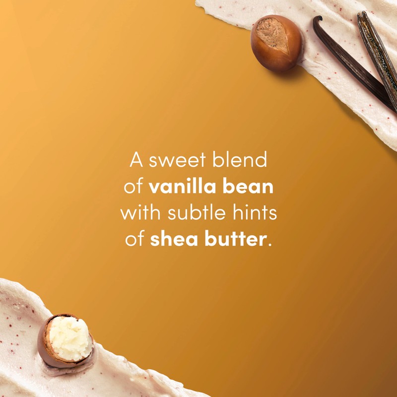 Dove Vanilla Sugar & Shea Butter Body Scrub Exfoliates and