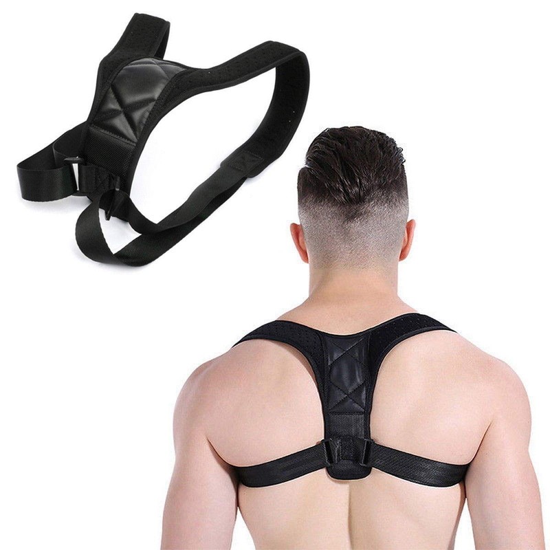 Nanet Posture Corrector Back Brace Adjustable Straightener for Back, Shoulder,