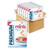 Premium Pack of 6 Premium Mini Saltine Crackers 11oz Light