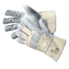 Jah Unisex læderhandske Leather Gloves Cuff Simple, Natural, Size 10.5