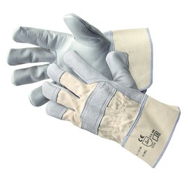 Jah Unisex læderhandske Leather Gloves Cuff Simple, Natural, Size 10.5 (Pack of 5) EU