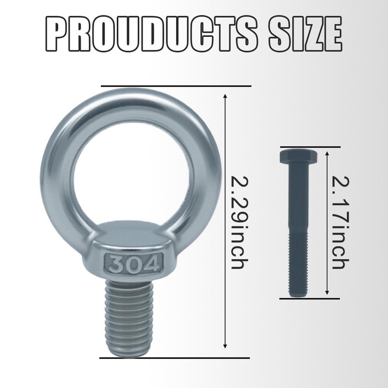 JEYPSHQP Outboard Engine Lifting Ring Tool with Adapter and Ring