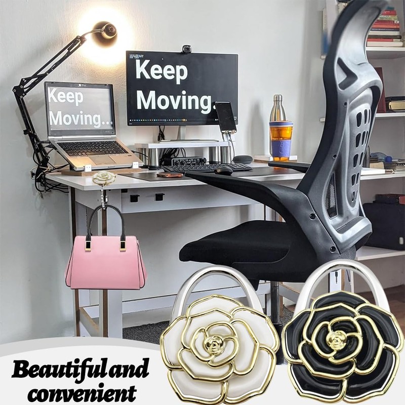 Table Handbag Holder, Foldable Non-Slip Bag Hook Holder, Bag Holder