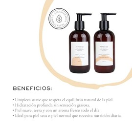 Remedios del Bosque Kit Cuidado Corporal, Incluye Jabón Líquido y Crema Corporal Limpia y Humecta la Piel Aroma Flores Silvestres, Piel Fresca y Suave