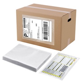 RyhamPaper Packing List Envelopes, Clear 6 x 9 Inches Self Adhesive Shipping Labels Envelope Pouches (100 PCS)