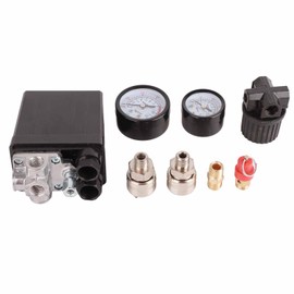 Pressure Switch, Manifold Regulator Gauges, Air Compressor Pressure Switch Control Valve for Air Compressing