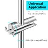 OSDUE Hand Shower Holder for 16-27MM Slide Bar, Adjustable Replacement