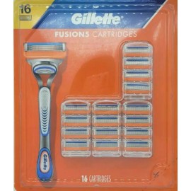 Gillette Fusion Power Razor Blades, 16 Cartridges (Bulk Packaging)