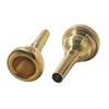 AUXBC 12C Gold Plated Trombone Mouthpiece, Baritone and Euphonium Mouthpiece,