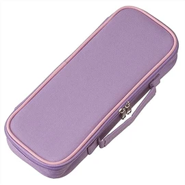 Raymay Fujii FSB133V Topliner Pen Case with Pocket, Violet, Set of 2, Casual