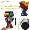 U WONDERFUL Abstract Face Planters Pots Head 7.8 Inch with
