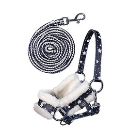 HKM Sports Equipment Hobby Horse Halter Set Stars