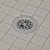 Danco 10529P Chrome Shower Drain Hair Catcher for Stand-Alone Shower,