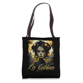 La Catrina Dress Stylish Day of the Dead Costume La Catrina Tote Bag