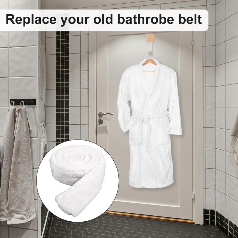 Mikovivi Robe Belt, Soft Robe Belt Replacement Flannel Robe Tie