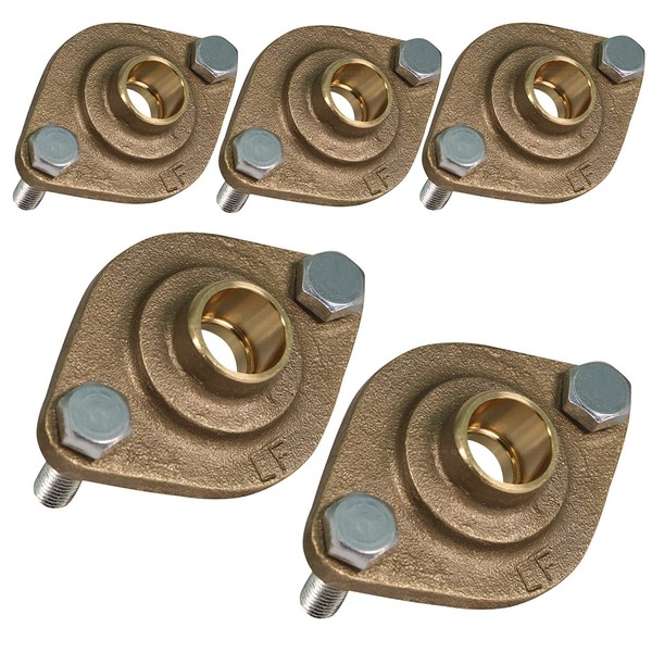 Midline Valve S1550-5 Circulator Flange Kit with Gaskets, Nuts and
