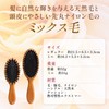 Kai KAI Hair Brush, Mini, Mix, Cushion Brush, Natural Bristle,
