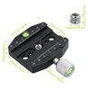 JRSHIRLEYLTD 70 mm Quick Release Clamp with Arca Swiss Clamp