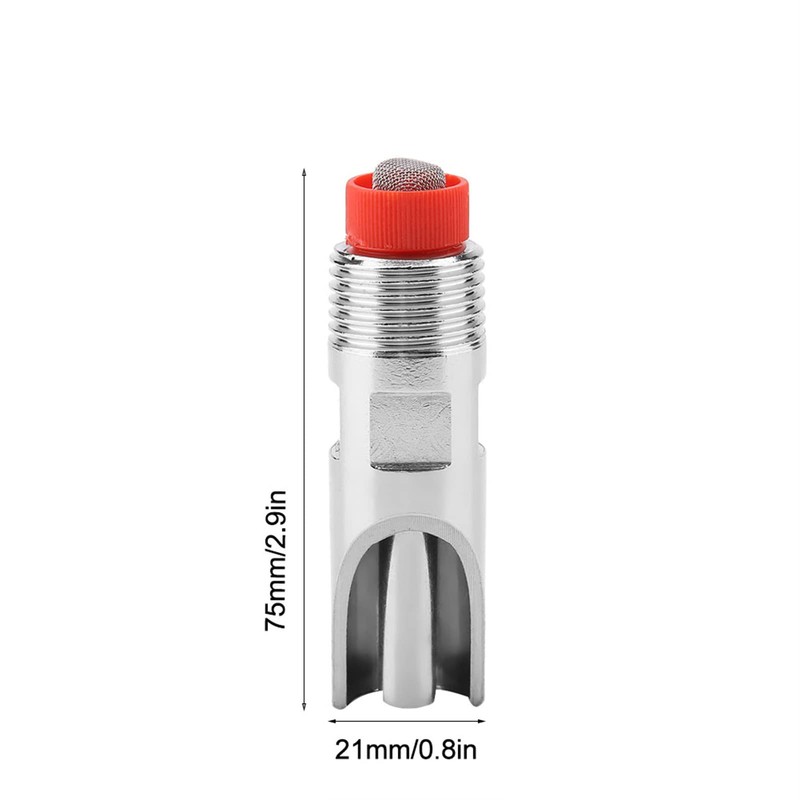 Chazcool 5Pcs Pig Water Nipple, Automatic Pig Nipple Drinker Feeder